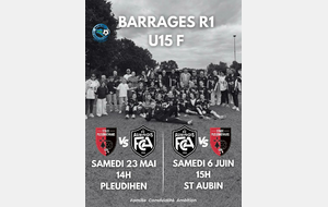 La course à la R1 pour nos U15F !