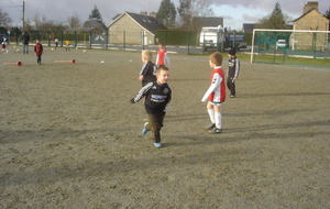 Equipe de Yannick (papa de Gabin) en action : Gabin , Andily et Jules