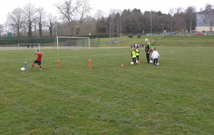 René avec un  groupe de U6