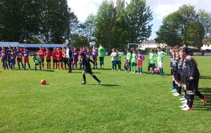 Pénalty à l'issue du match Saint Aubin - Gamaches 1. 