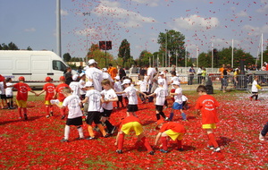 Pluie de Confetis Rouge