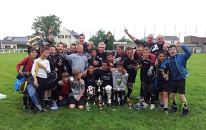 U11-U13-U15 : Une superbe journée sous le soleil, une ambiance plus que chaleureuse et une moisson de trophée. Vive Saint Aubin !!!