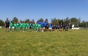 Procole d'avant match AS Gamache-FC Aubinois A