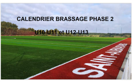 Calendrier Brassage Phase 2 Foot à 8 : J4 - J5 et J6
