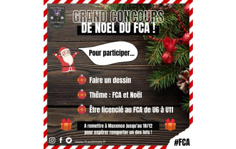 GRAND CONCOURS DE NOËL AU FCA !